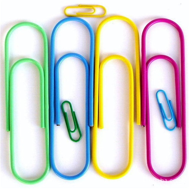 Large paper clips, bookbinding, kiala givehand